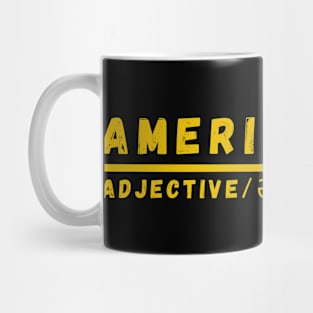 Word American Mug